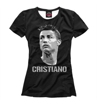 Женская футболка Cristiano Ronaldo