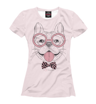 Женская футболка В розовых очках