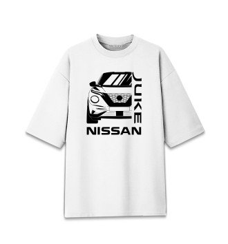 Мужская Хлопковая футболка оверсайз Nissan Juke