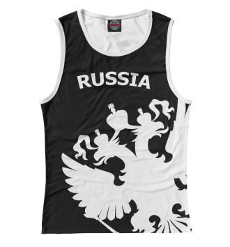 Женская Майка Russia Black&White Collection