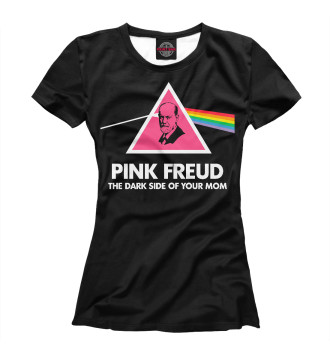 Женская Футболка Pink Freud