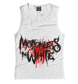 Женская Майка Motionless In White Blood Logo