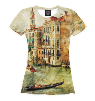 Женская футболка Венеция