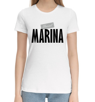 Женская Хлопковая футболка Марина