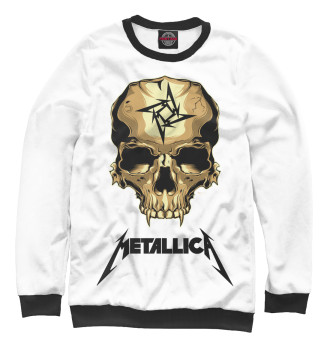 Женский Свитшот Metallica Skull