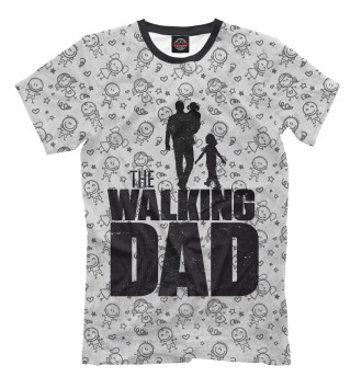 Мужская Футболка Walking Dad