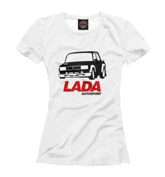Женская Футболка Lada Autosport