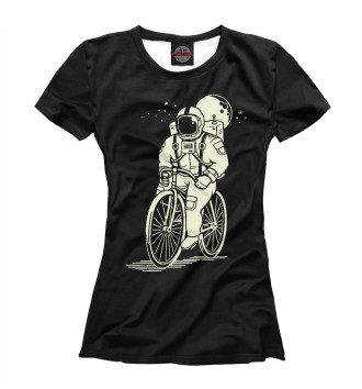 Женская Футболка Space Biker
