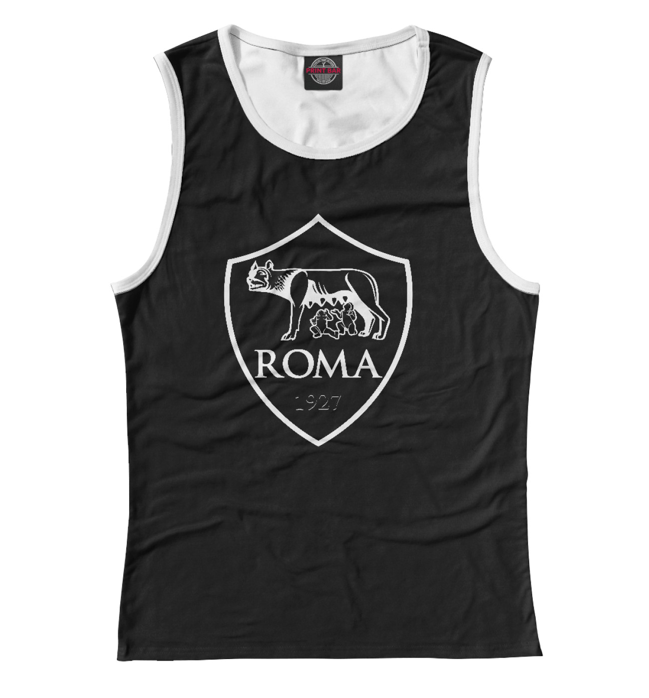 Женская Майка FC ROMA Black&White, артикул: FTO-315326-may-1