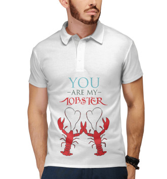 Мужское Поло You are my lobster
