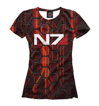 Женская Футболка Mass Effect N7
