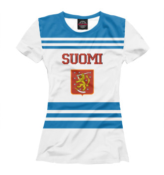 Женская Футболка Сборная Финляндии