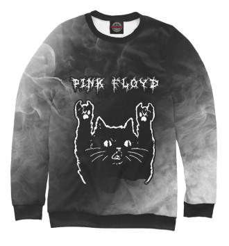 Мужской Свитшот Pink Floyd / Рок Кот