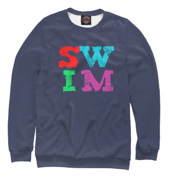 Свитшот для мальчиков SWIM letters