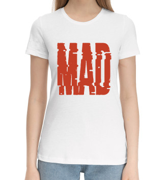 Женская Хлопковая футболка Mad