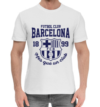 Мужская Хлопковая футболка Барселона