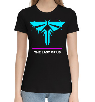 Женская Хлопковая футболка The Last Of Us Gaming Neon