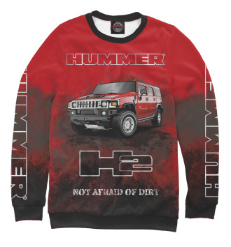 Женский Свитшот Hummer H2 Red