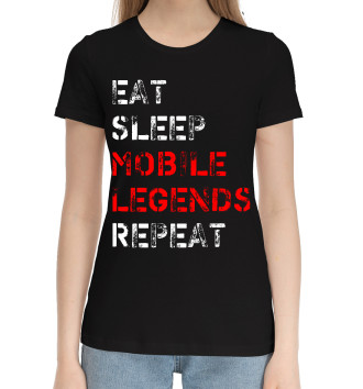 Женская Хлопковая футболка Mobile Legends