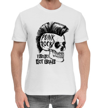 Мужская Хлопковая футболка Панк рок