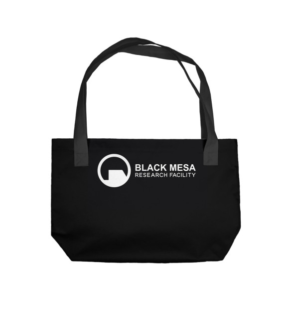Пляжная сумка с изображением Сотрудник Black Mesa цвета 