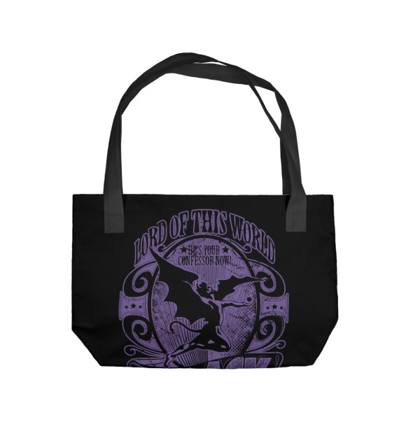 Пляжная сумка с изображением Black Sabbath цвета 