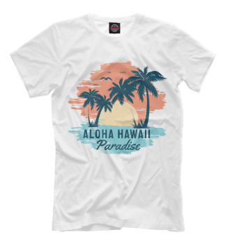 Мужская Футболка Aloha Hawaii