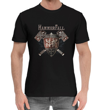 Мужская Хлопковая футболка Hammerfall
