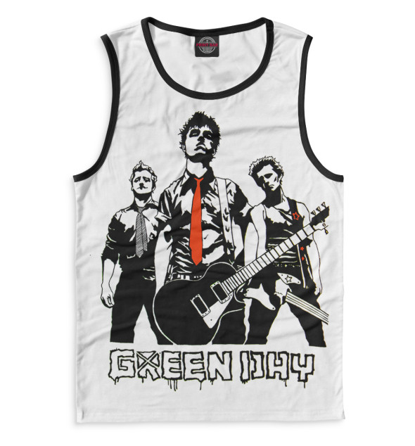 Мужская Майка Green Day, артикул: GRE-699124-may-2