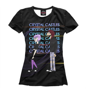 Женская Футболка Crystal Castles