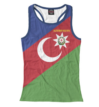 Женская Борцовка Azerbaijan - герб и флаг