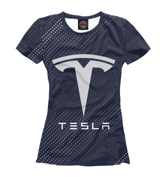 Женская Футболка Tesla / Тесла