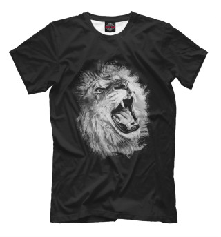 Мужская футболка Лев Lion