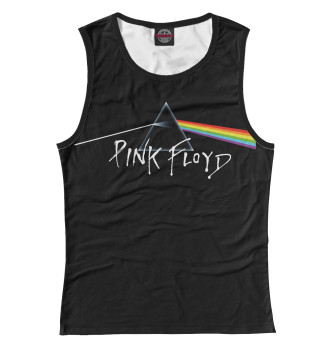 Майка для девочек Pink Floyd: Пинк Флойд лого и радуга