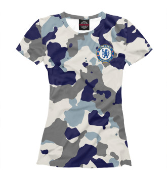Женская Футболка FC Chelsea Camouflage