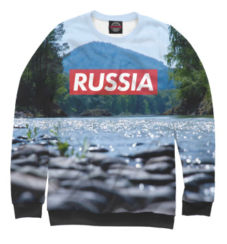 Мужской Свитшот Russia река