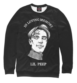 Мужской Свитшот Lil Peep / In Loving Memory