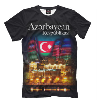 Мужская Футболка Азербайджанская Республика