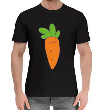 Мужская Хлопковая футболка Морковка