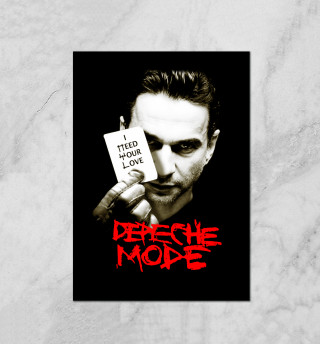 Плакат Depeche Mode