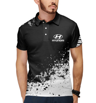 Мужское Поло Hyundai abstract sport uniform