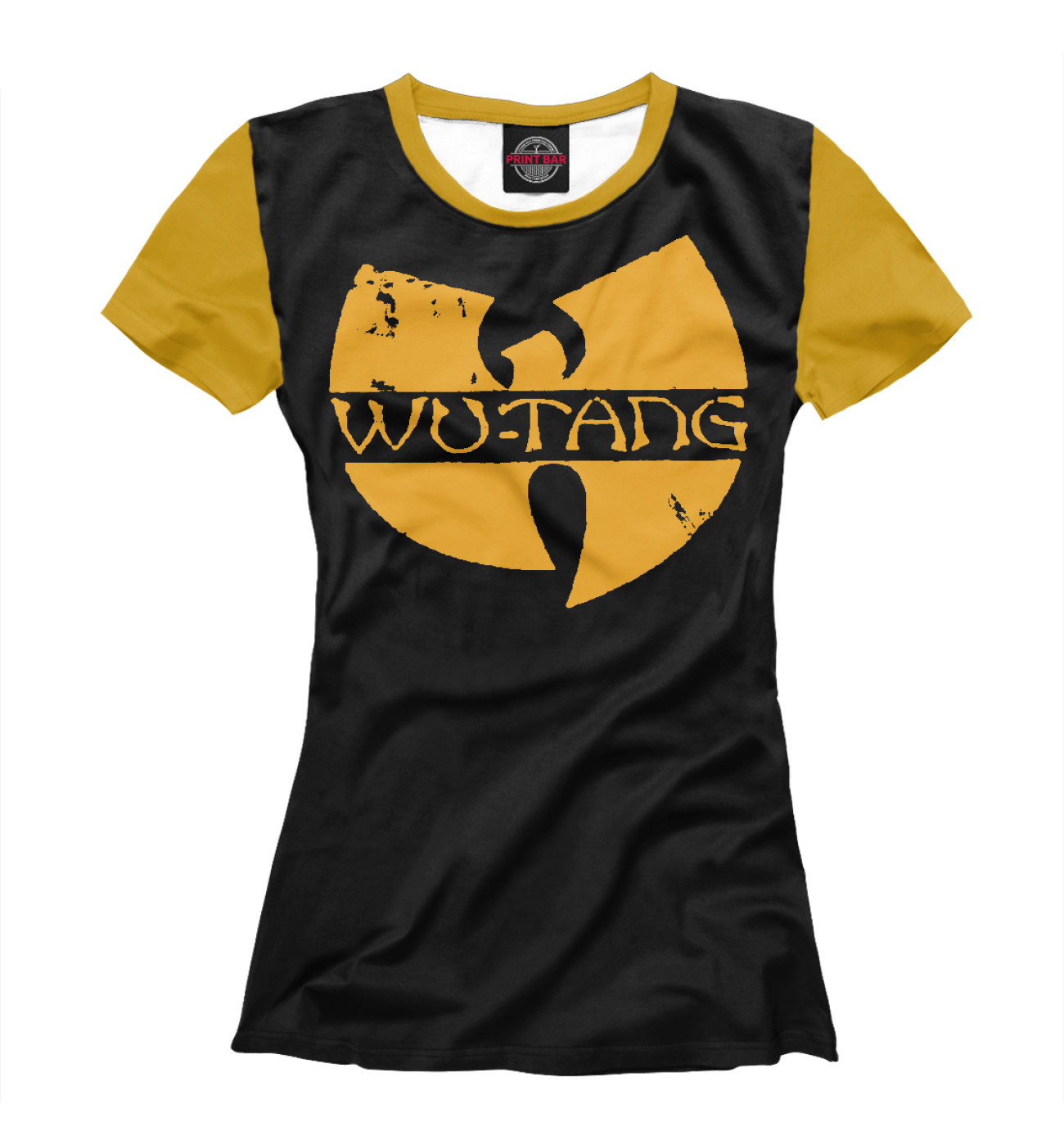 Женская Футболка Wu-Tang Clan (yellow), артикул: WTK-479074-fut-1