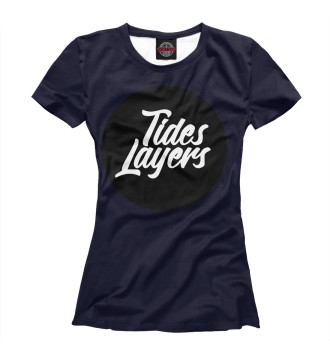 Футболка для девочек Tides Layers