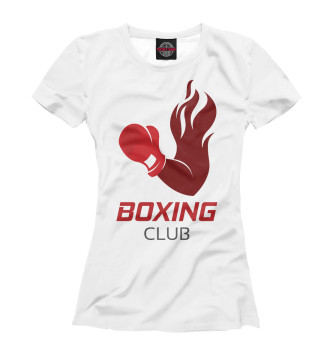 Женская Футболка Boxing Club
