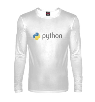Мужской Лонгслив Python Logo