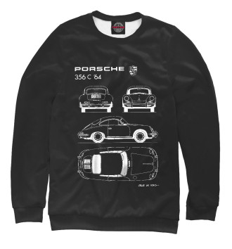 Мужской Свитшот Porsche 356 C 64