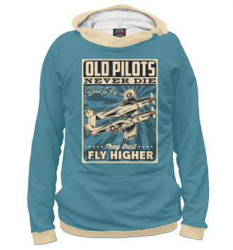 Женское Худи Old pilots