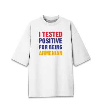 Женская Хлопковая футболка оверсайз Positive Armenian