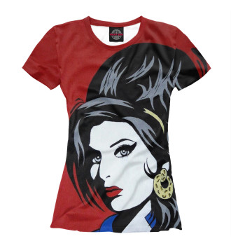 Женская Футболка Amy Winehouse