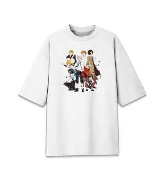 Женская Хлопковая футболка оверсайз Великий из бродячих псов